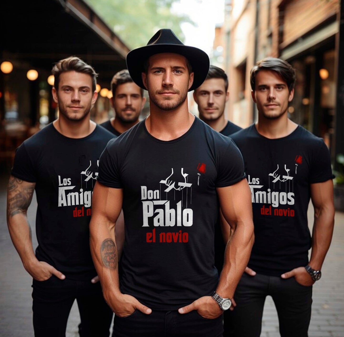 Camiseta despedida de soltero El Padrino personalizada