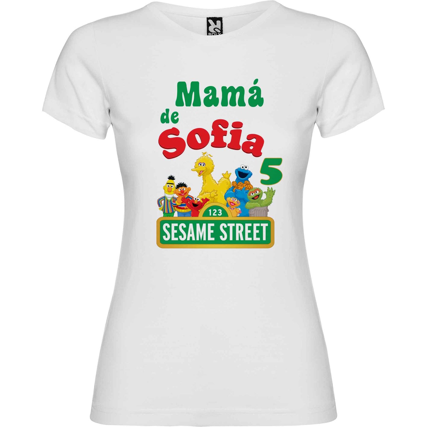 Camiseta Barrio Sésamo personalizada