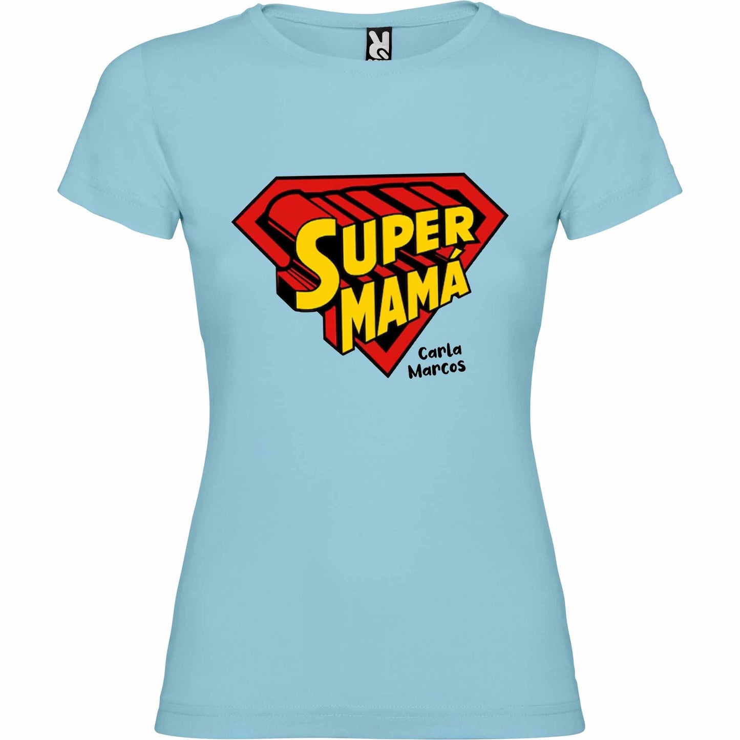 Camiseta personalizada Super Mamá comic