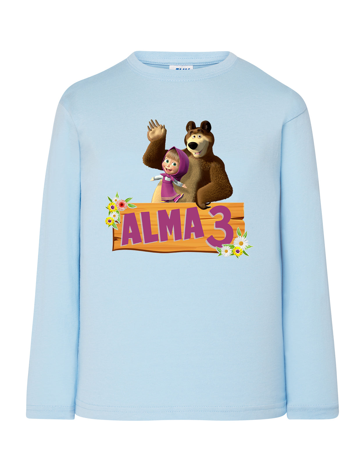 Camisetas personalizada Masha y oso