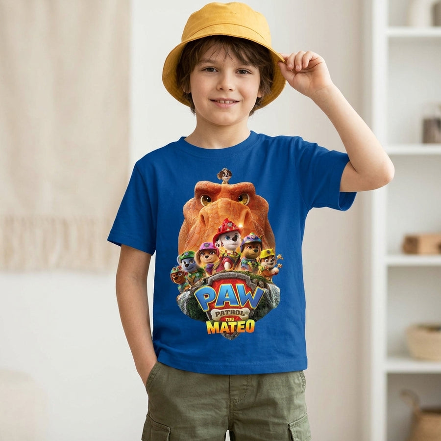 Camiseta personalizada Patrulla Canina Dino Movie