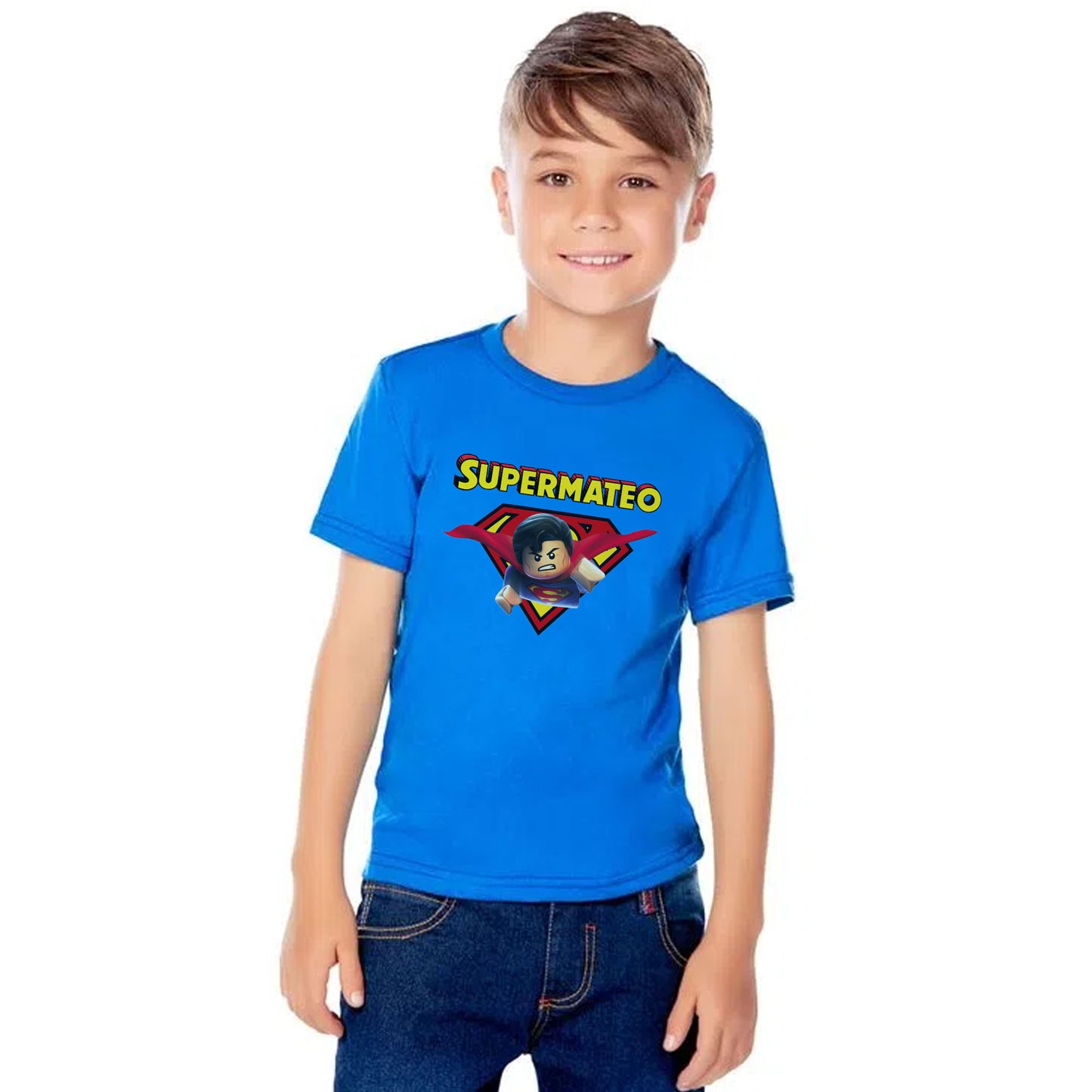 Camiseta lego superman personalizada