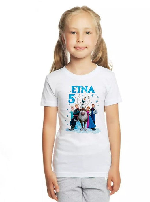 camiseta frozen personalizada