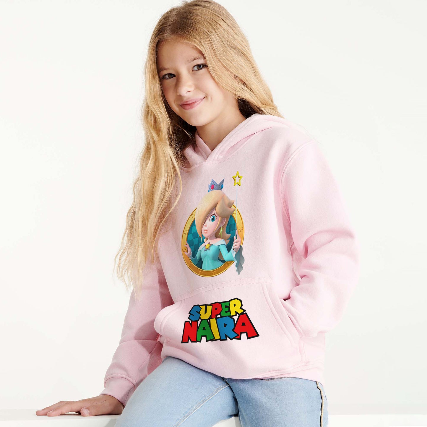 Sudadera princesa super mario personalizada