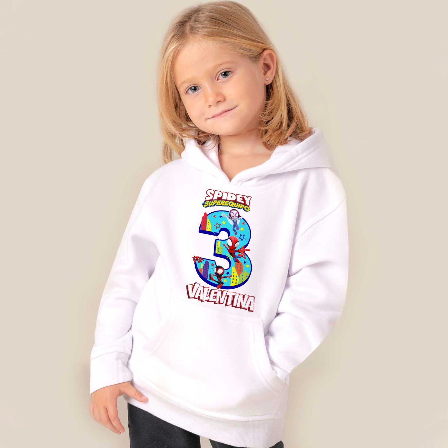 Sudadera unisex Spidey con capucha