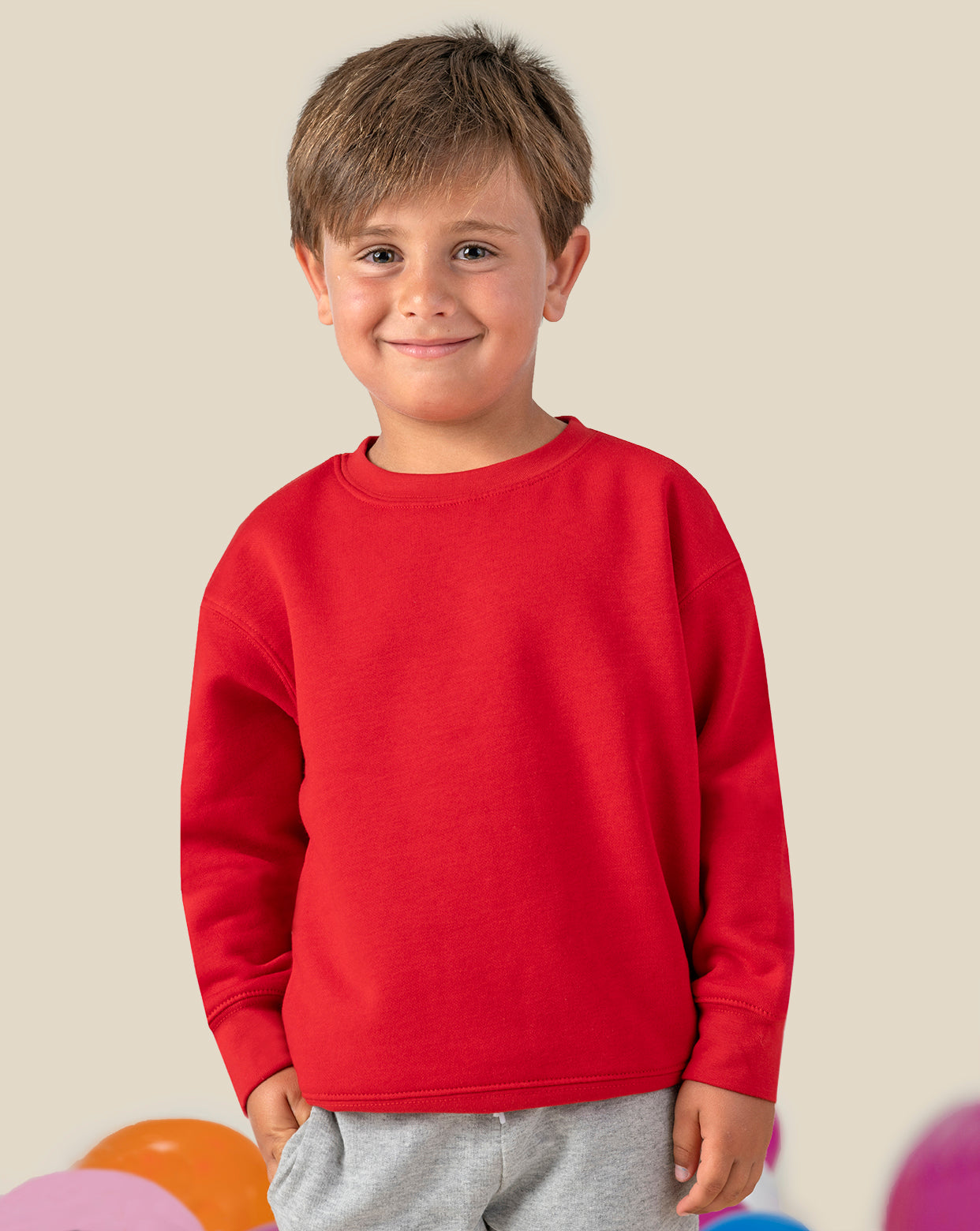 sudadera roja para niños