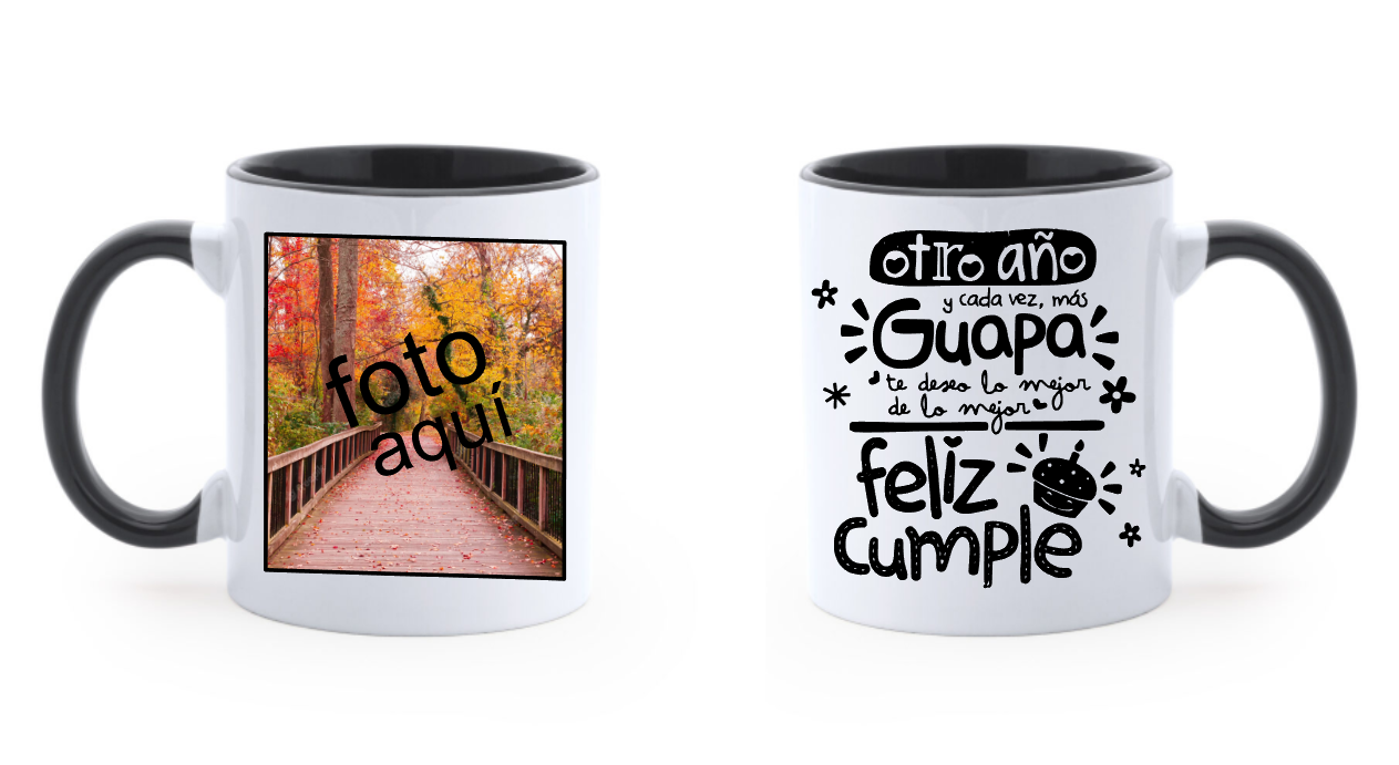Taza personalizada feliz cumple