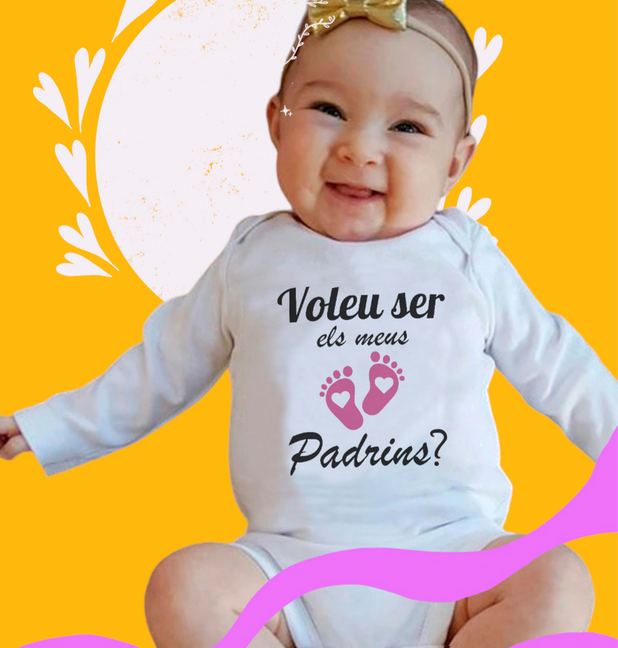 Body de bebé voleu ser els meus padrins