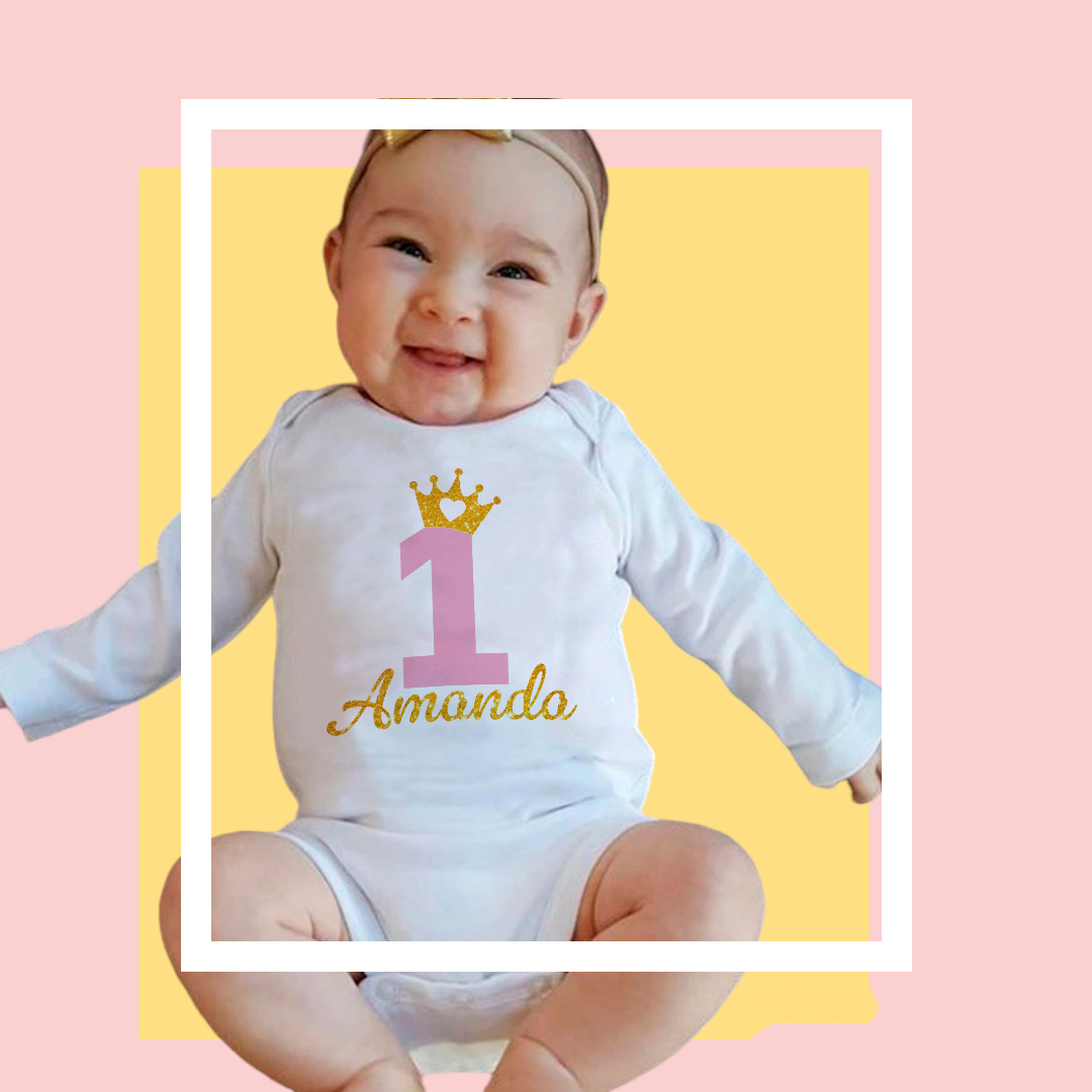 Body de Bebé mangas largas personalizado
