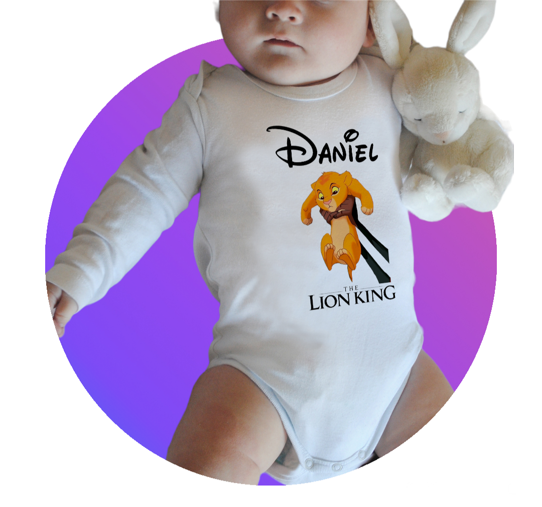 Body de Bebé mangas largas personalizado