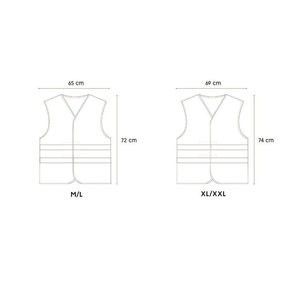 Chaleco fluorescente ALTA VISIBILIDAD SIRIO