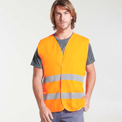 Chaleco fluorescente ALTA VISIBILIDAD SIRIO