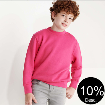 Sudadera unisex sin capucha