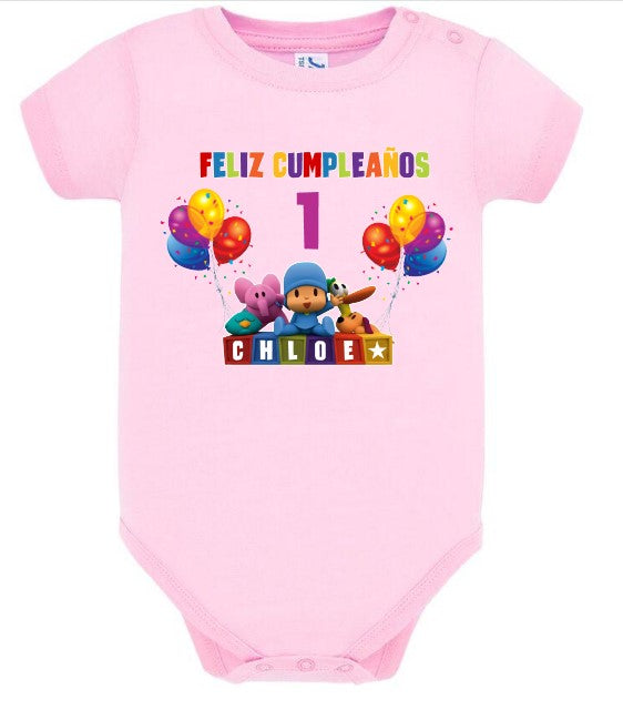 body de bebé personalizado primer año