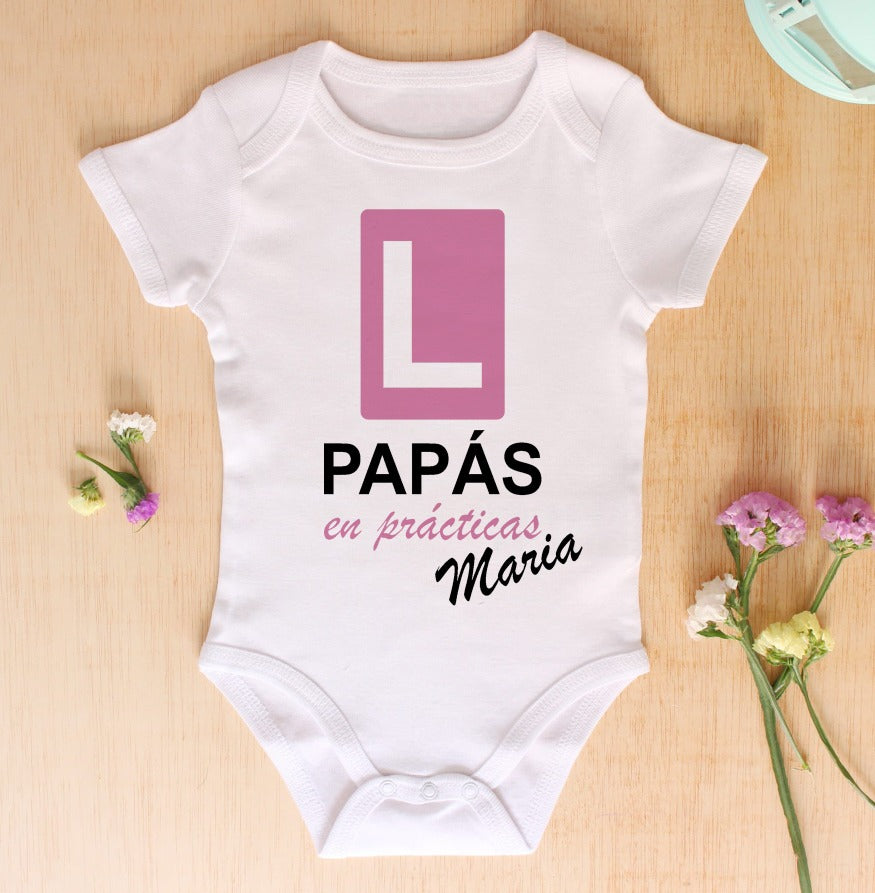 Body de Bebé mangas cortas personalizado
