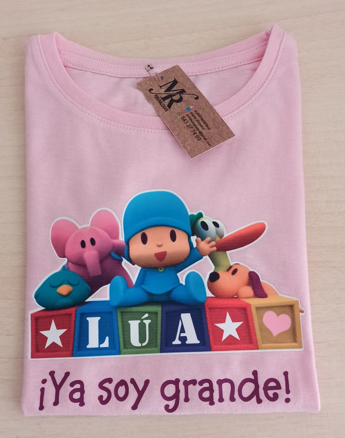 Camiseta de bebé personalizada