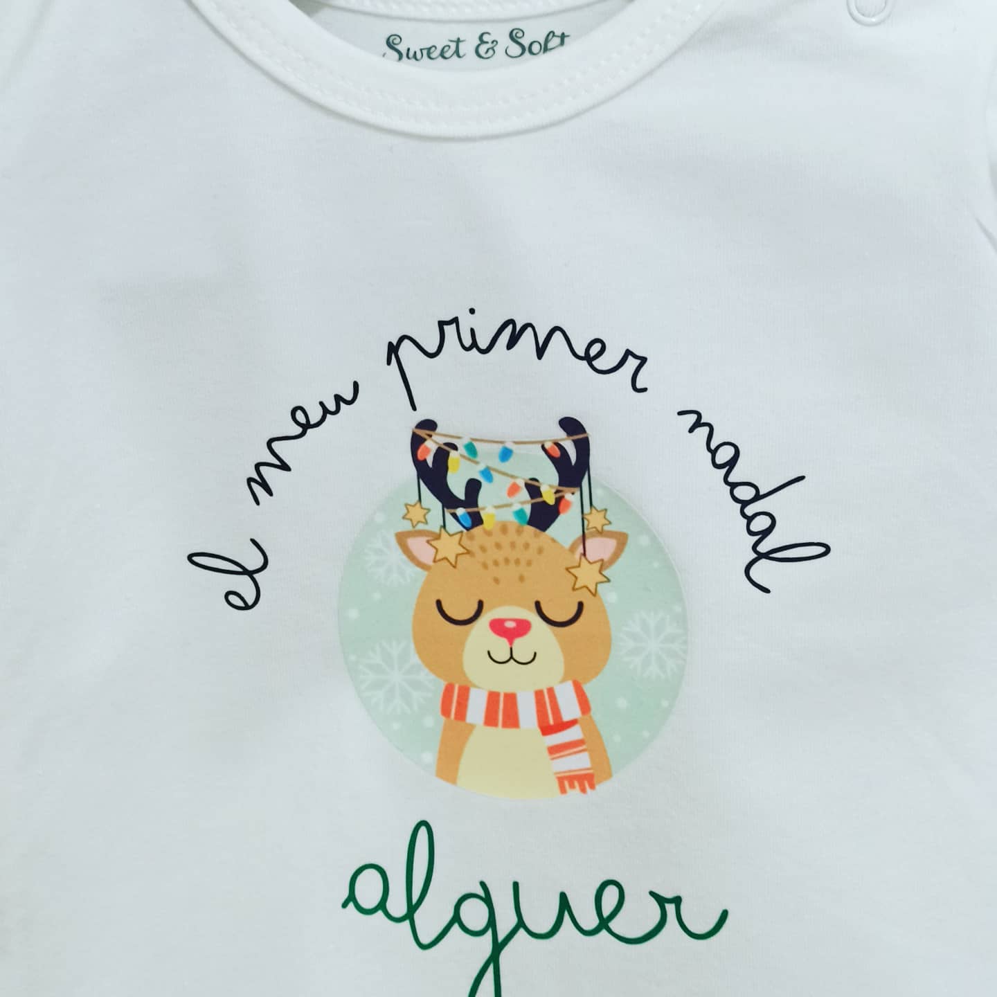 Body de Bebé mangas largas navideño