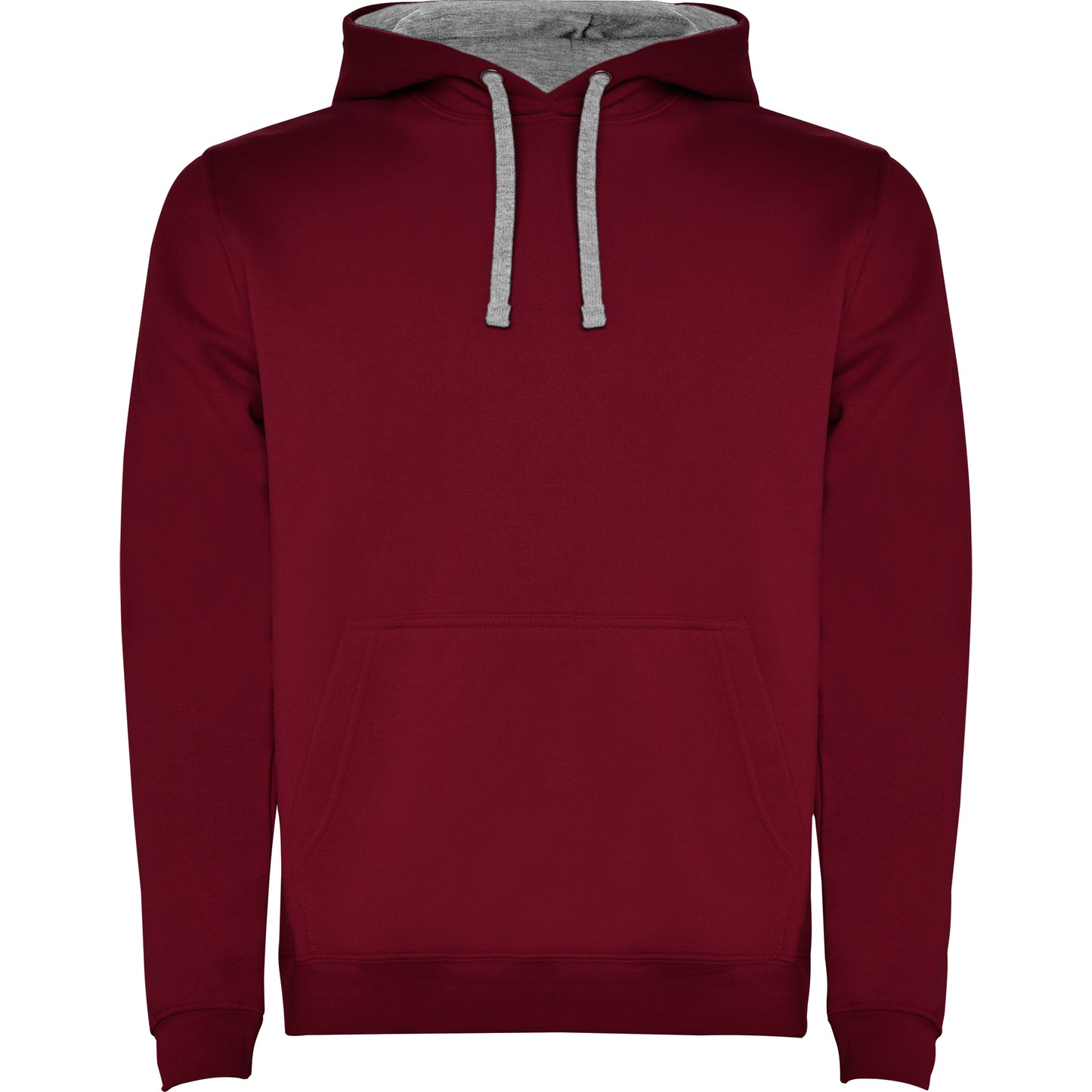 Sudadera con capucha bicolor