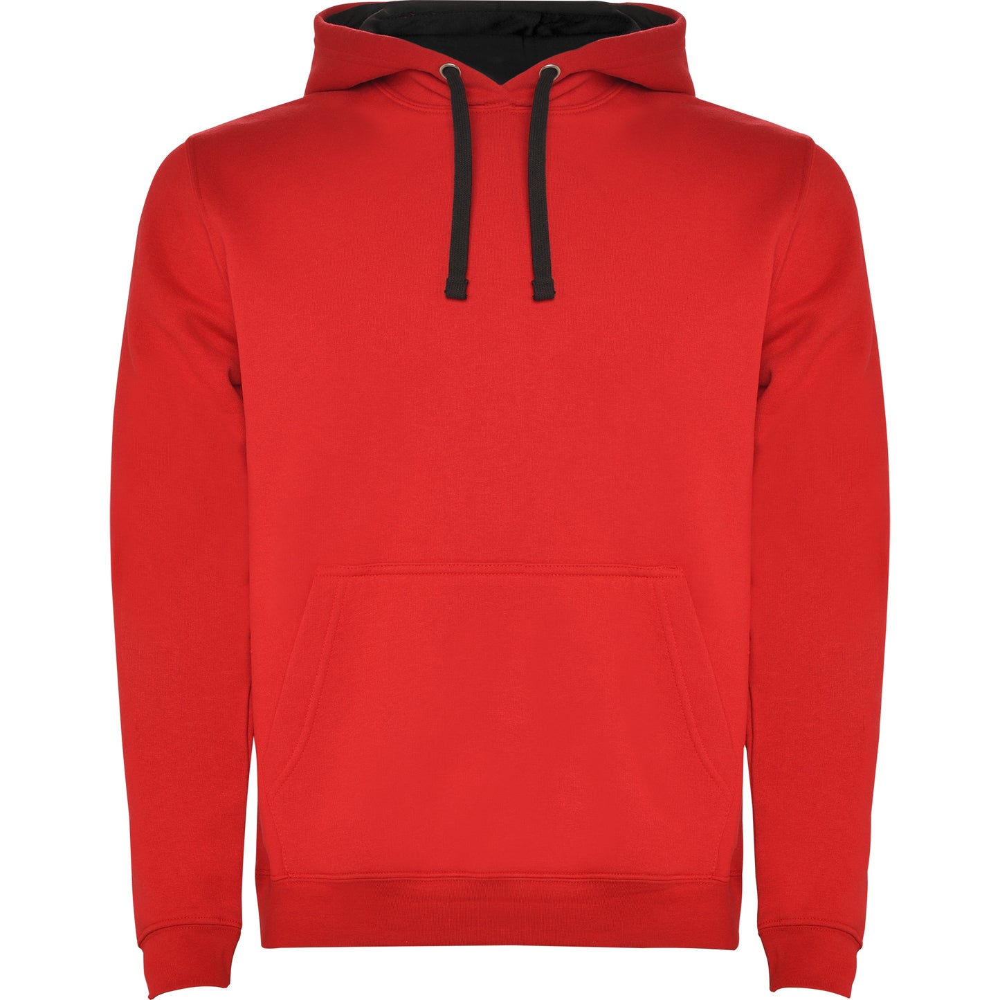 Sudadera con capucha bicolor