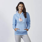 Sudadera Urban capucha bicolor mujer