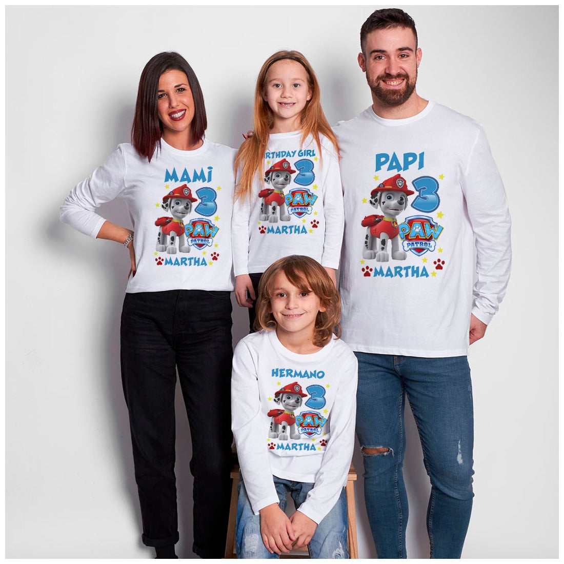 Cumpleaños Poleras Personalizadas Para Familia Camisetas