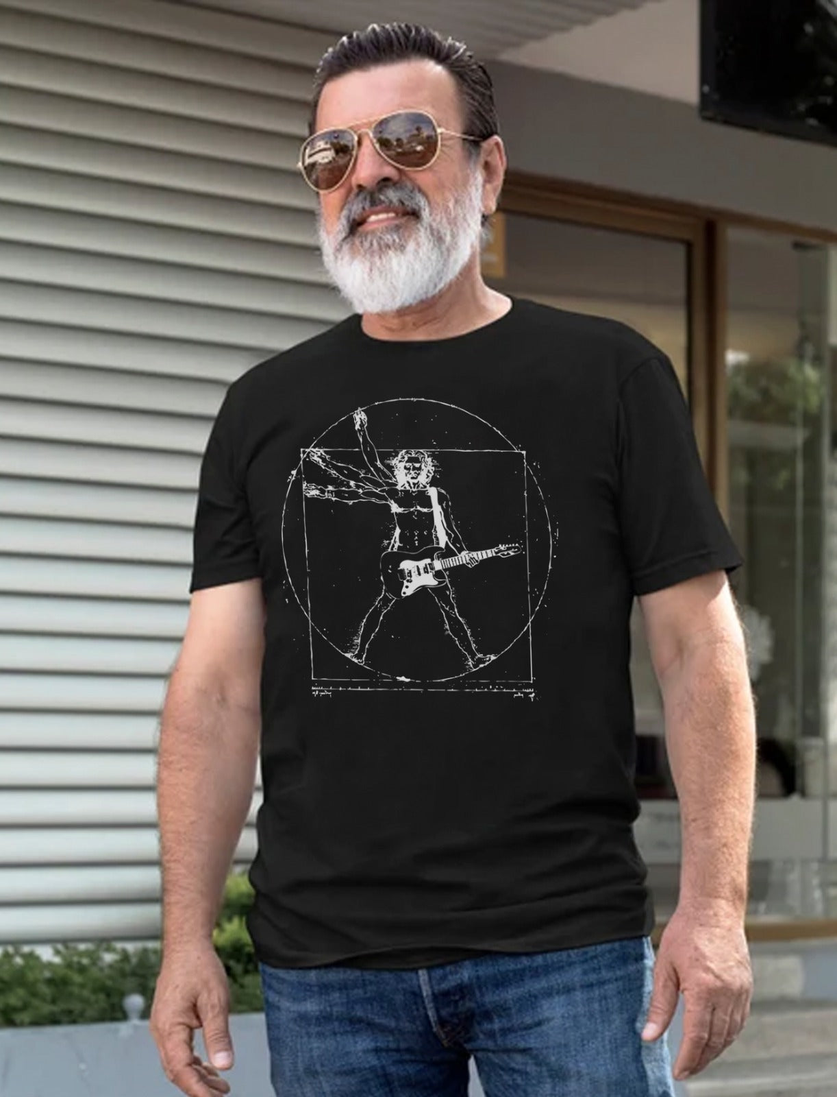 Camiseta personalizada Da vinci rock