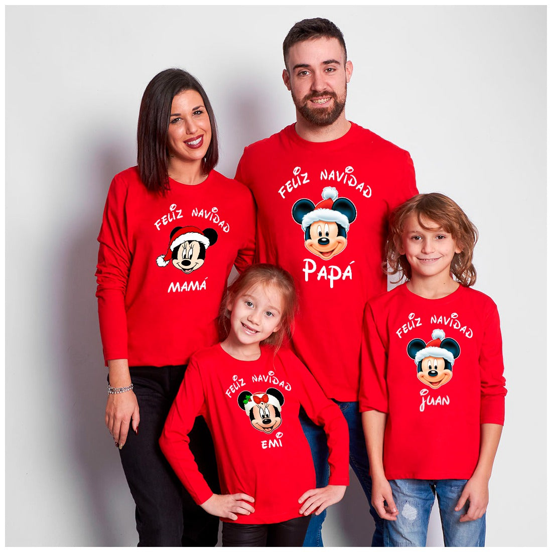 camiseta familia mickey