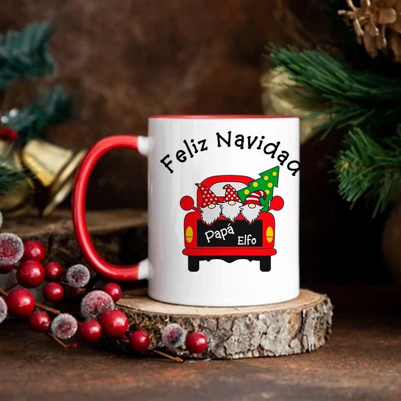 Taza personalizada navidad
