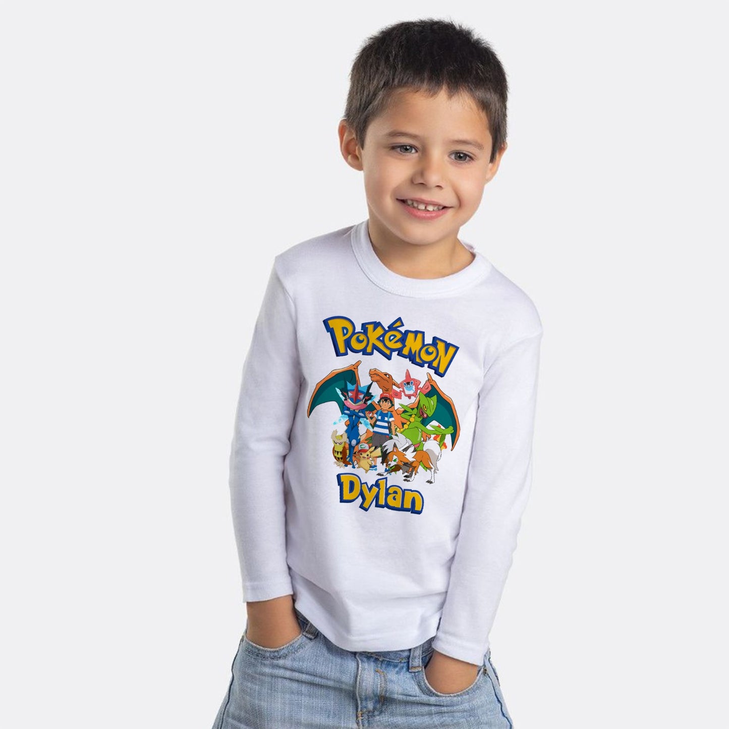 Camiseta personalizada pokémon