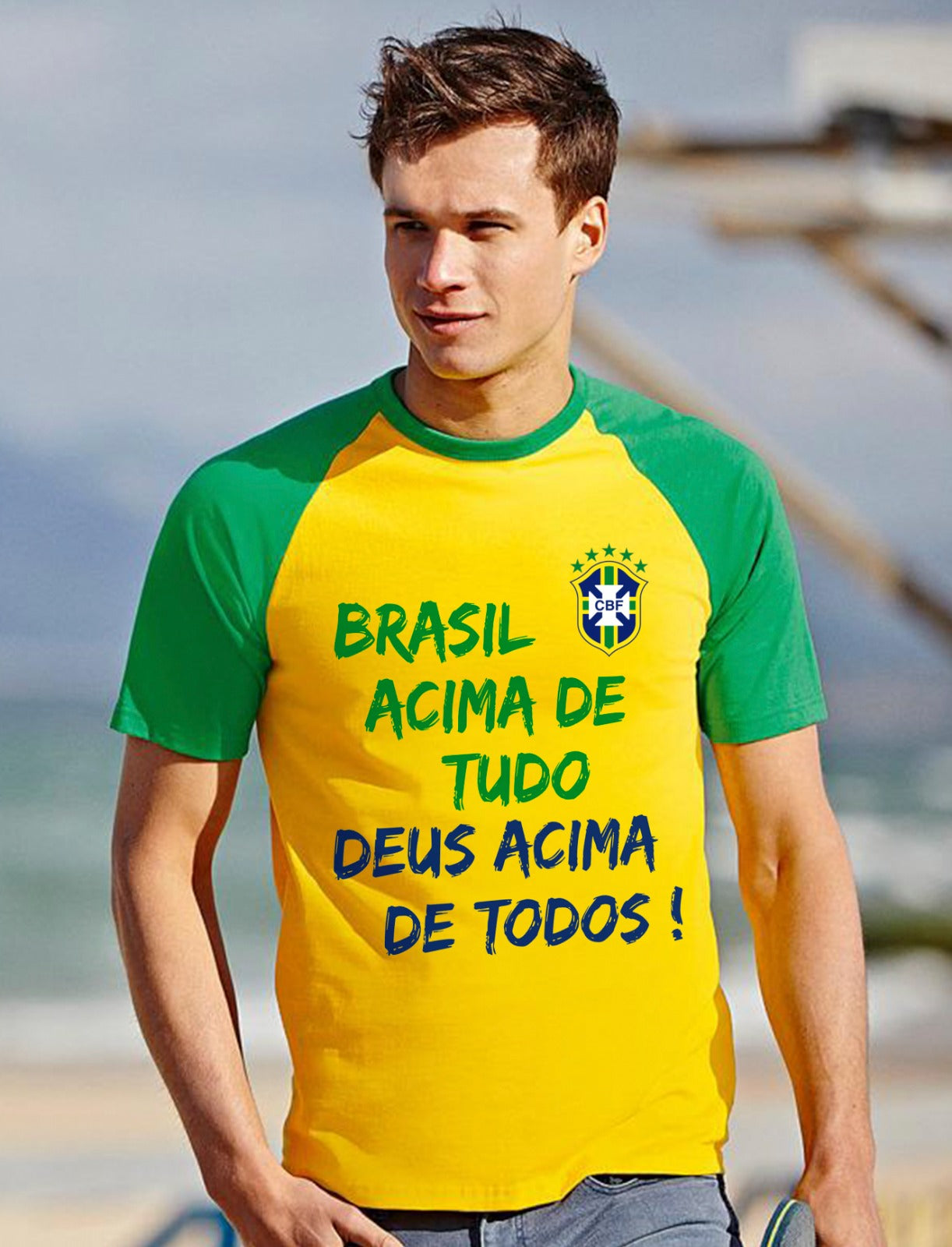 Camiseta personalizada brasil