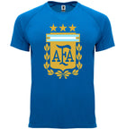 Camiseta deporte logo AFA con tres estrellas