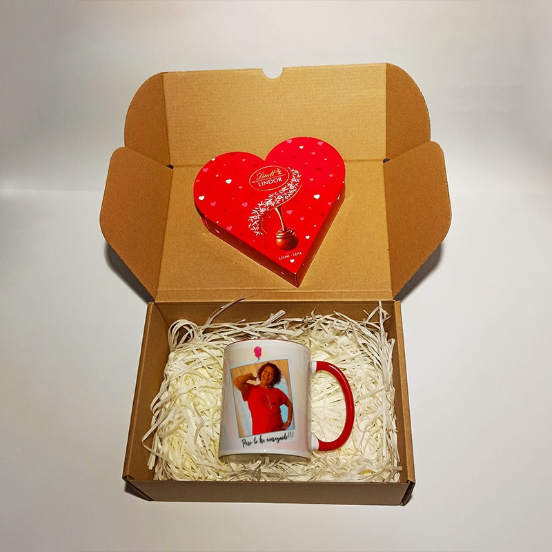 Pack especial regalo taza mas caja de bombones