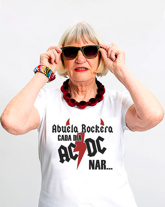 Camiseta Abuela rockera