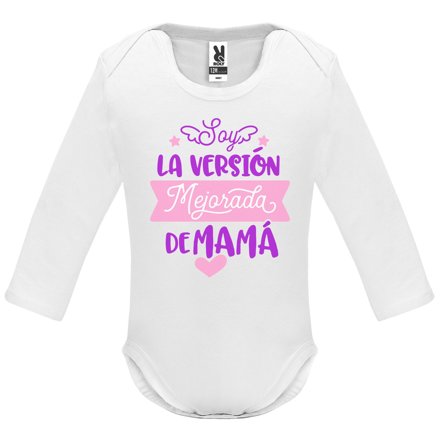 Body personalizado versión mejorada de mamá