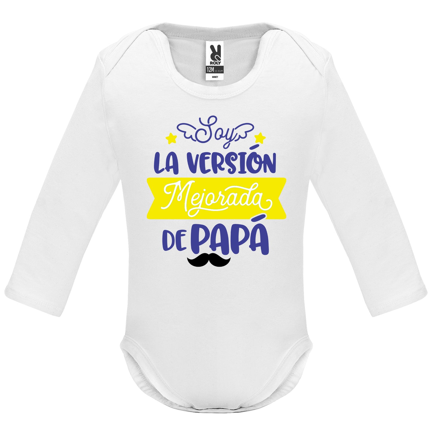 Body de Bebé - soy la versión mejorada de papá