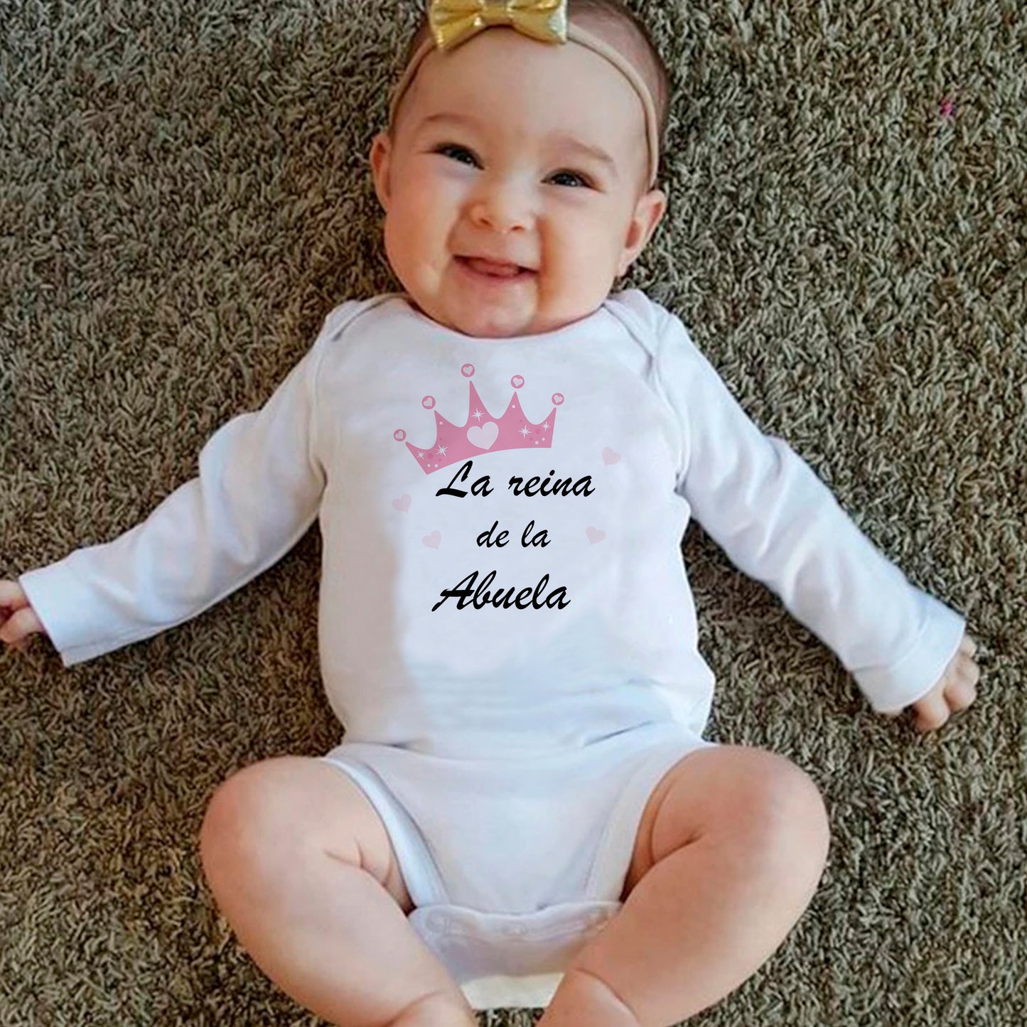 Body de bebé la reina de la abuela