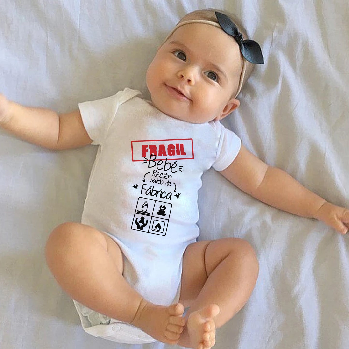 Body de bebé mangas largas recién sacado de fabrica
