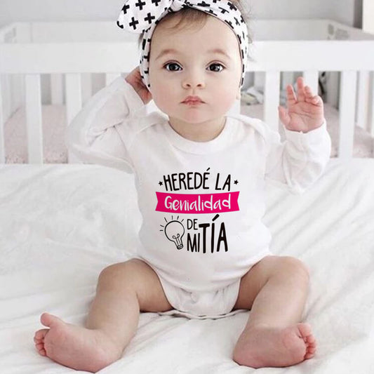 body personalizado herede la genialidad de mi tia