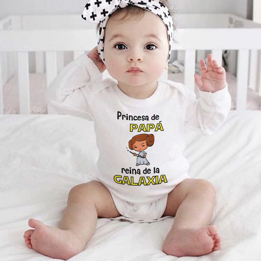 Bodys de Bebé personalizado pirncesa de papá