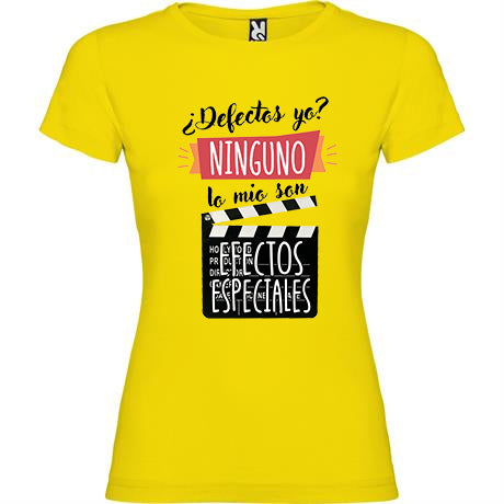 camiseta amarilla personalizada mujer