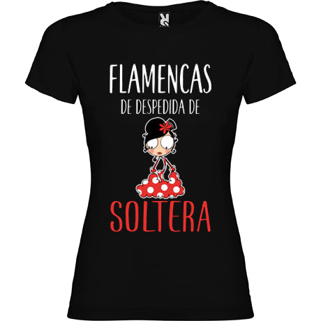 Camiseta personalizada despedida de soltera flamencas