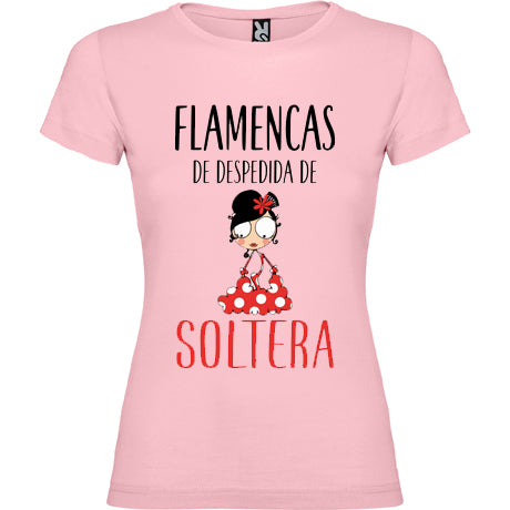 Camiseta personalizada despedida de soltera flamencas