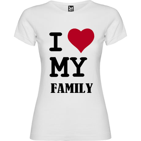 Camisetas personalizadas I love my family