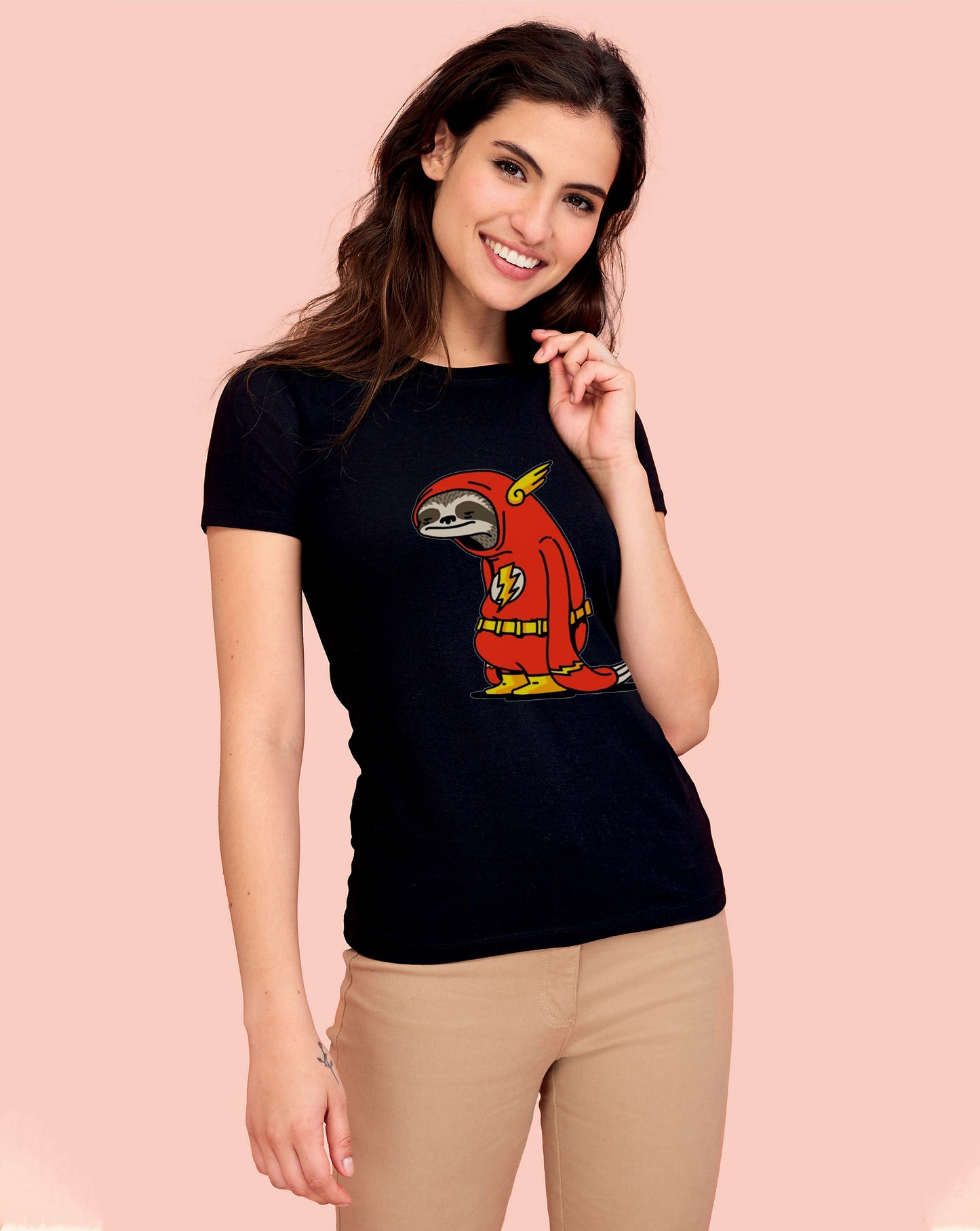 Camiseta personalizada Flash peresoso