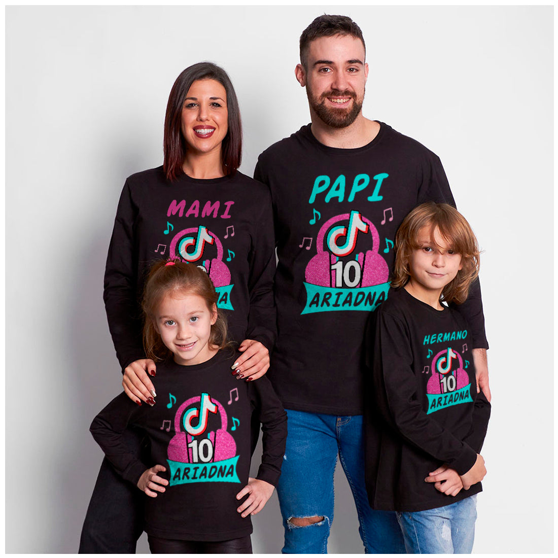 hipoteca Opiáceo Pendiente Camiseta personalizada familia tik tok – MARE Disseny