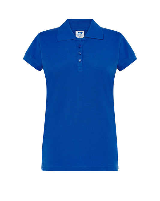 Polo piqué para mujer de manga corta