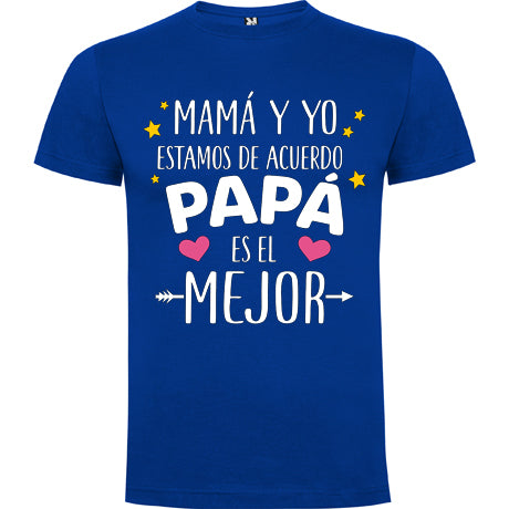 Camiseta personalizada Papá es el mejor