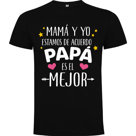 Camiseta personalizada Papá es el mejor