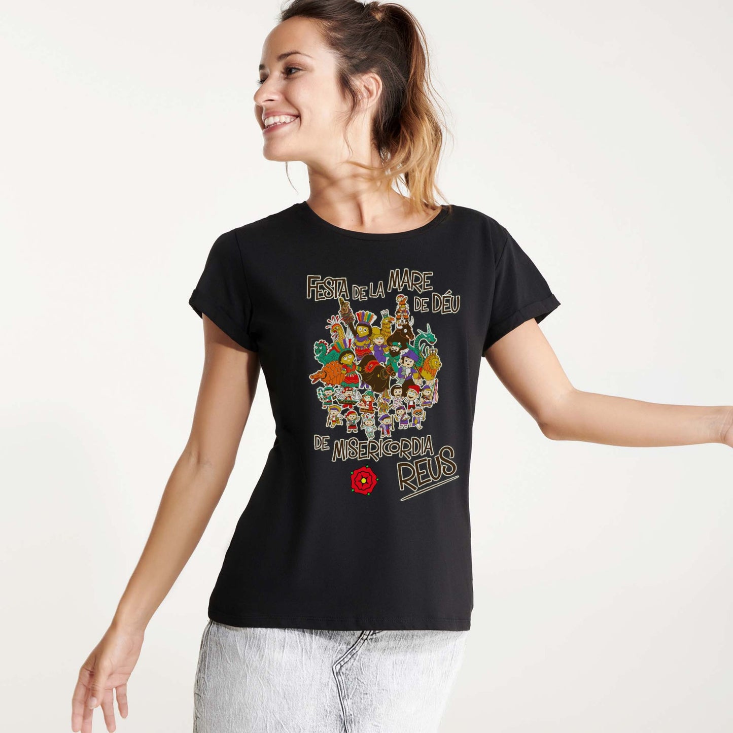 camiseta personalizada fiestas de reus mujer