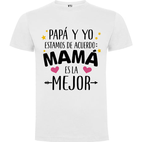 Camiseta personalizada Mamá es la mejor